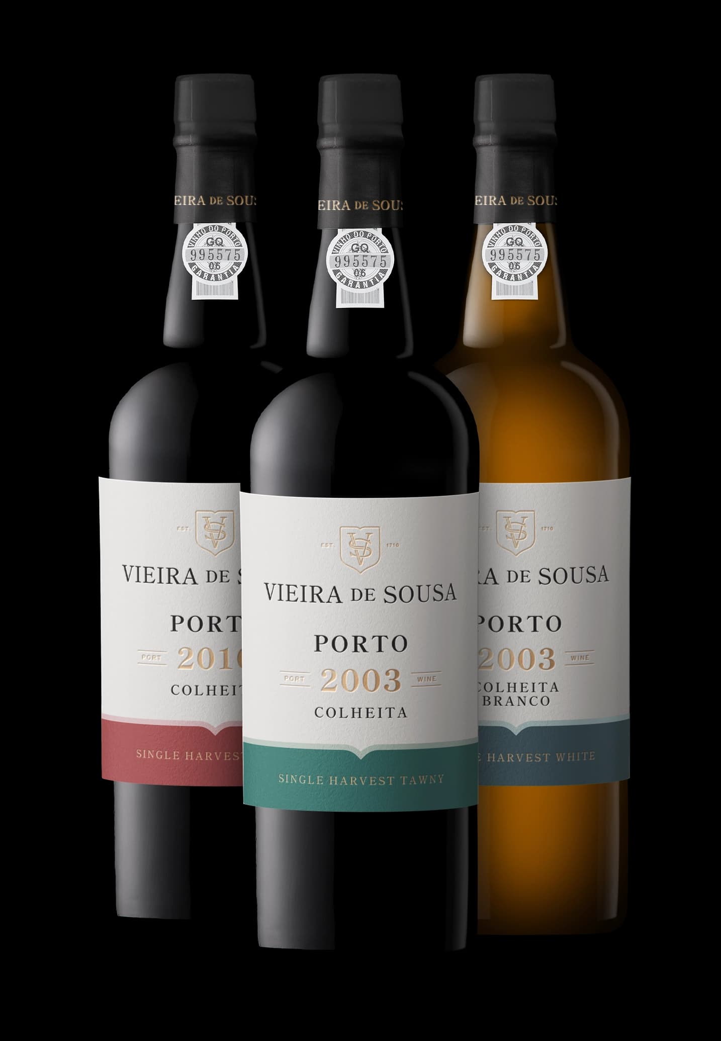 Vieira de Sousa Porto wine bottles